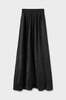 Silk Laundry CRINKLE SKIRT - BLACK - Thumbnail 1