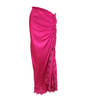 Pink Memories Fuchsia Skirt with Drawstring - Fuchsia - Thumbnail 2