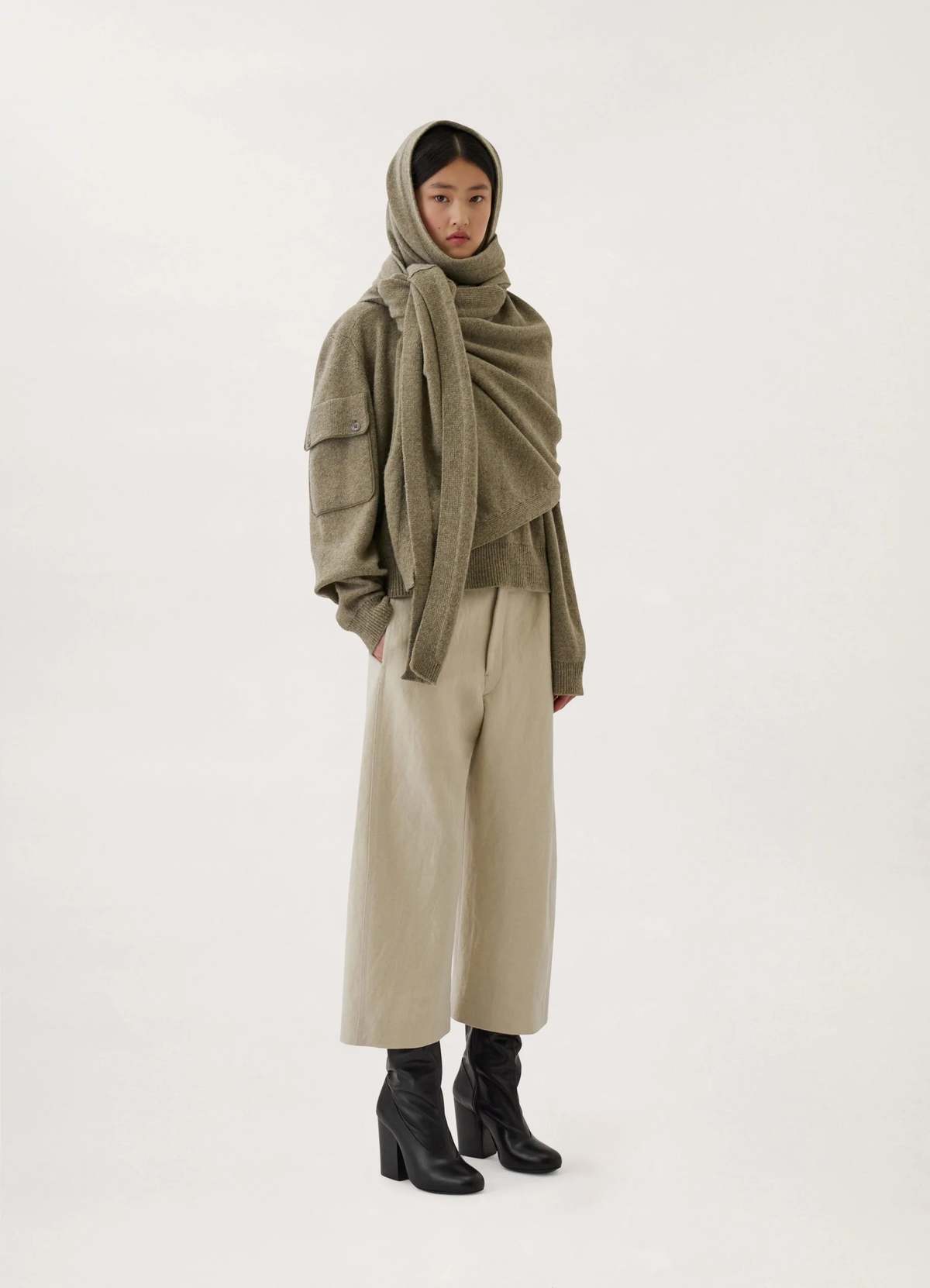 Lemaire Wrap Scarf - Meadow | Garmentory