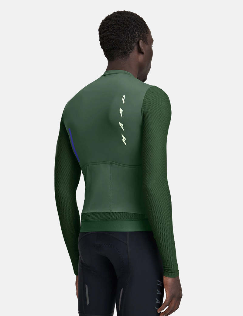 MAAP Evade Pro Base Long Sleeve Jersey Land Green Garmentory
