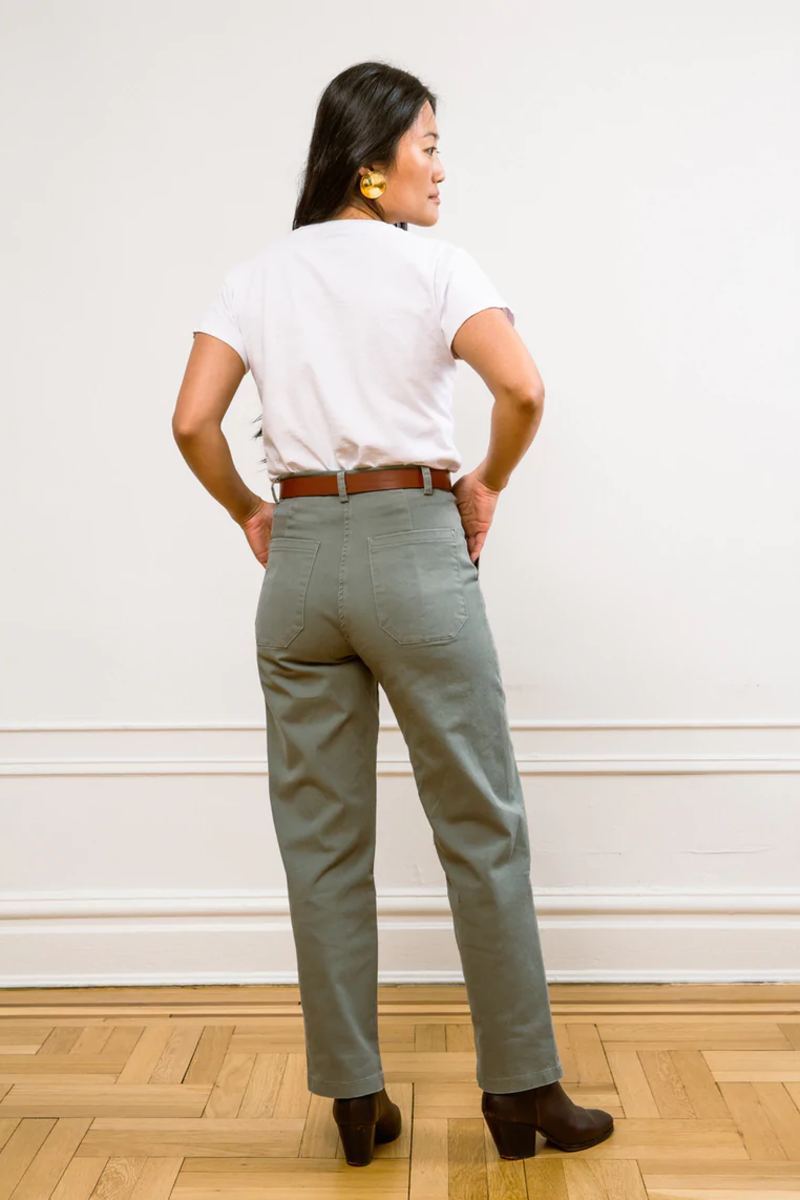 Loup James Work Pant Sage Garmentory