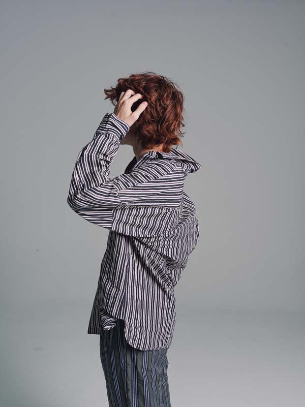 CASEY•CASEY LOUIS 2 SHIRT-BOLD STRIPE XS Casey Casey Louis 2 Shirt - Black Bold Stripe | Garmentory