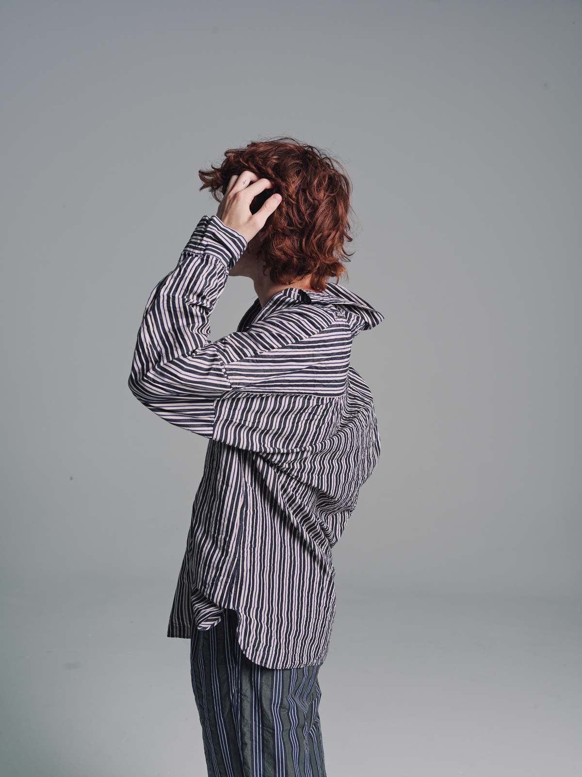 CASEY•CASEY LOUIS 2 SHIRT-BOLD STRIPE XS Casey Casey Louis 2 Shirt - Black Bold Stripe | Garmentory