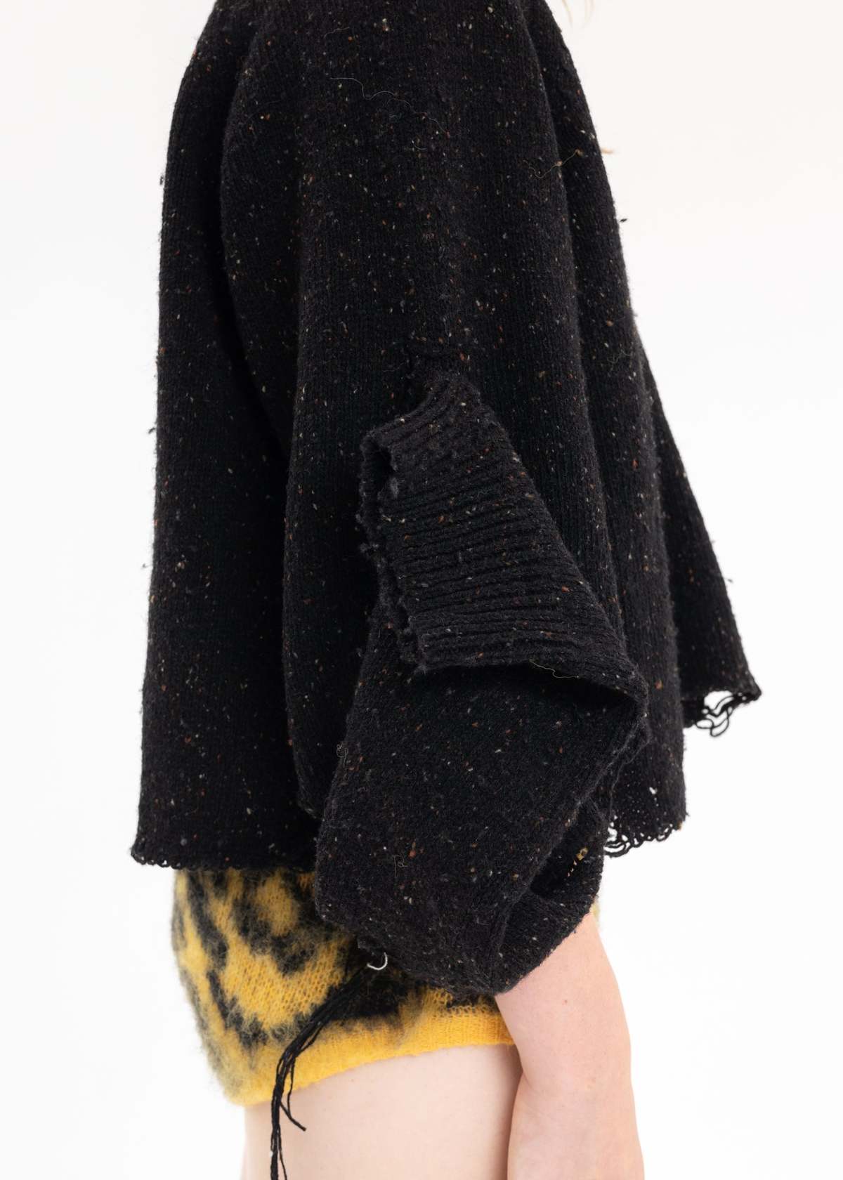 トップス doublet MAGNET ATTACHED KNIT PULLOVER Doublet MAGNET ATTACHED KNIT PULLOVER - Black | Garmentory