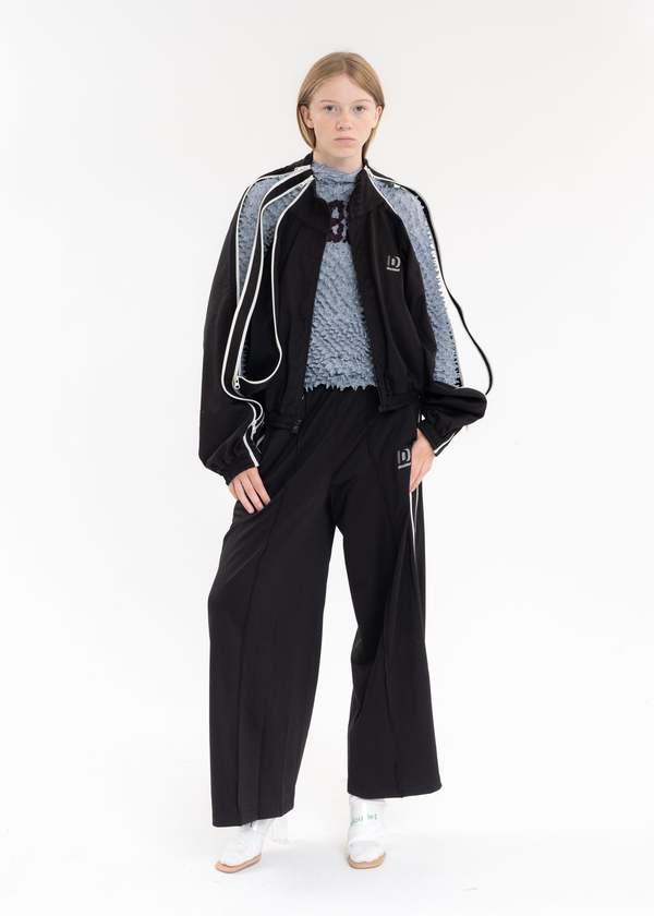 Doublet cZIP UP TRACK JACKET - Black | Garmentory