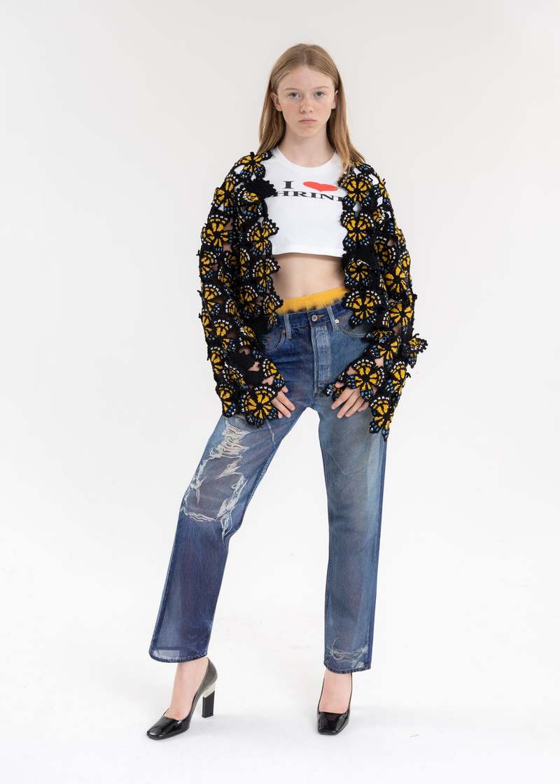 teketeke denim & doublet denim jacket