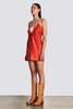 Wynn Hamlyn Linda Mini Dress - Rosso - Thumbnail 5