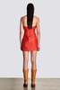 Wynn Hamlyn Linda Mini Dress - Rosso - Thumbnail 6