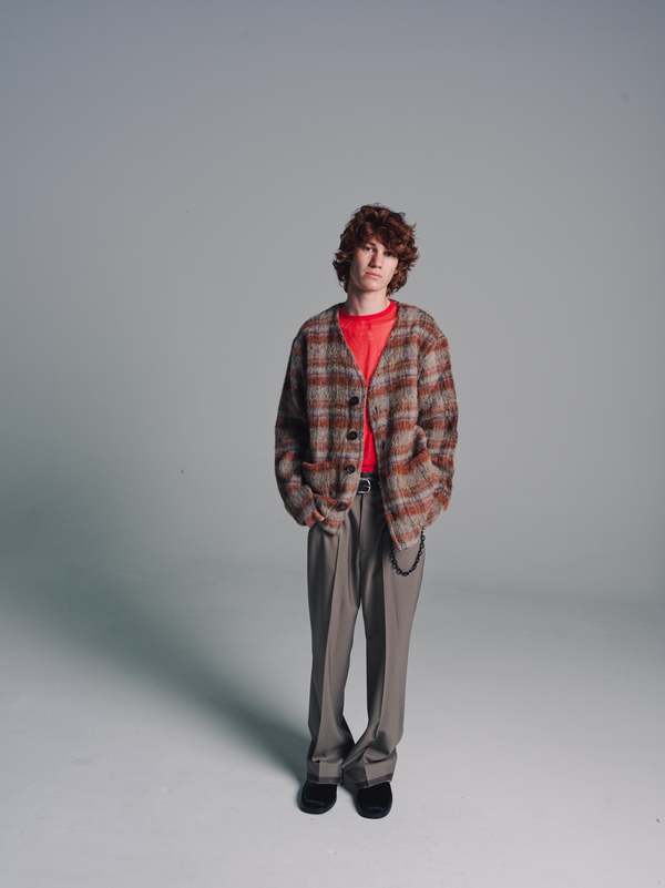 Our Legacy Ament Check Mohair Cardigan | Garmentory