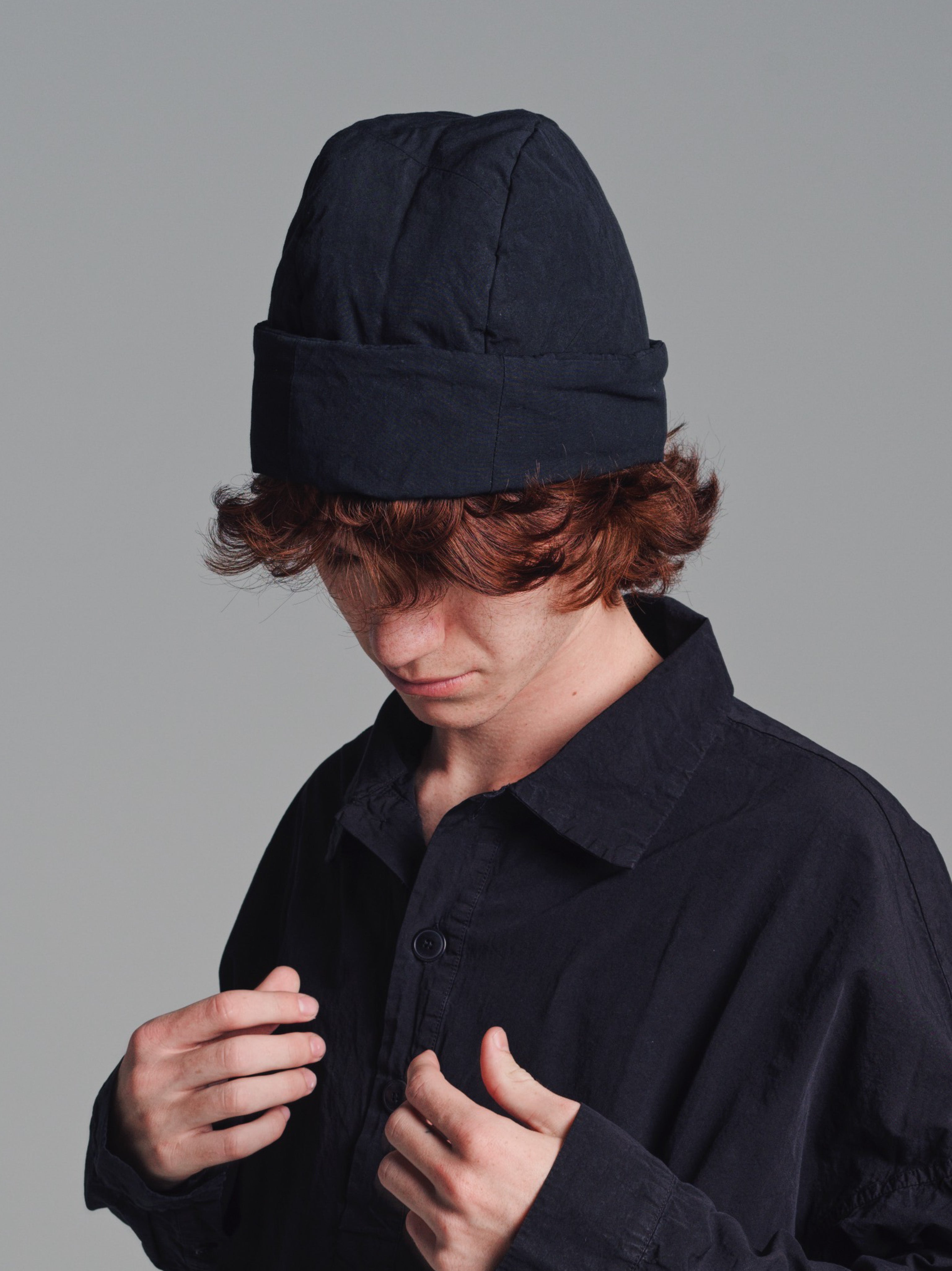 CASEYCASEY コットン帽子 ハットBLACK