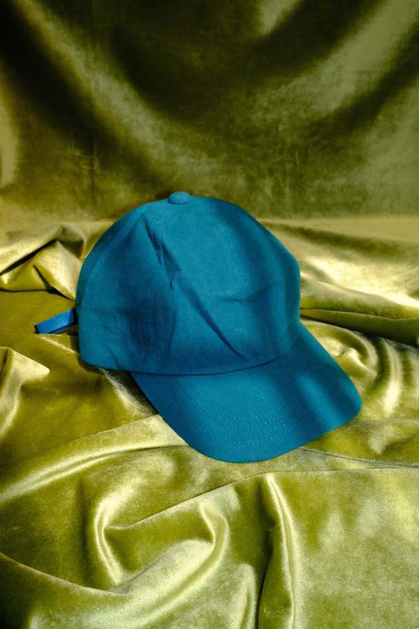MAN-TLE R13C3 Six Panel Cap - Blue Lake Wax | Garmentory