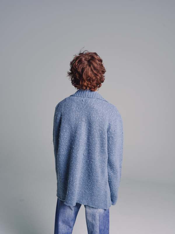 Our Legacy Acrylic Big Cardigan - Funky Blue | Garmentory