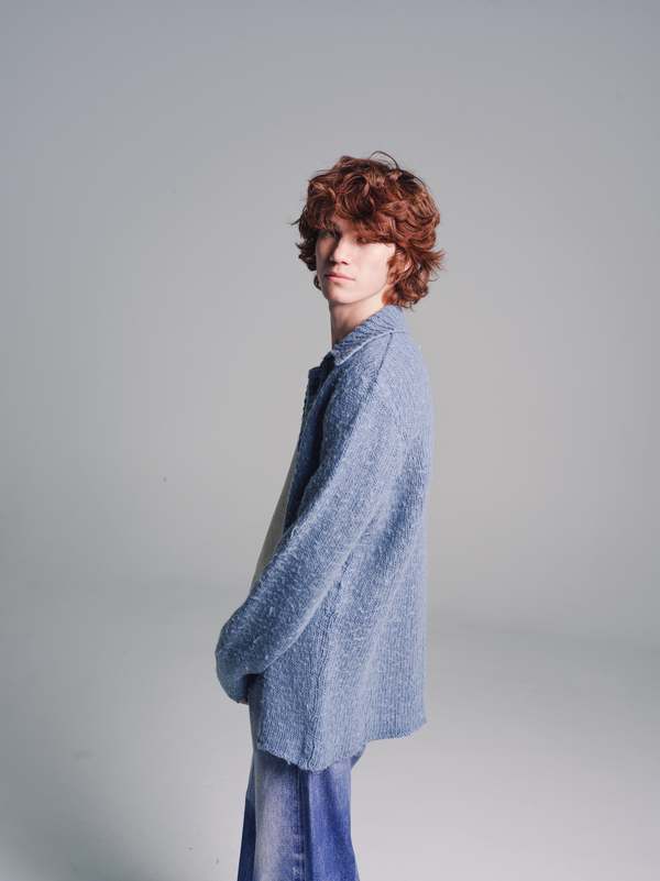 Our Legacy Acrylic Big Cardigan - Funky Blue | Garmentory