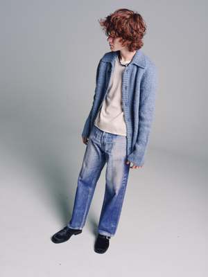 Our Legacy Acrylic Big Cardigan - Funky Blue | Garmentory