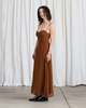 Ali Golden Fitted Bodice Dress - Copper - Thumbnail 6