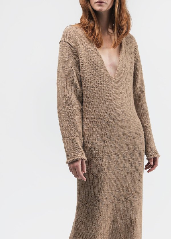 アパルトモンLAUREN MANOOGIAN V NECK DRESS Lauren Manoogian Low V Dress | Garmentory