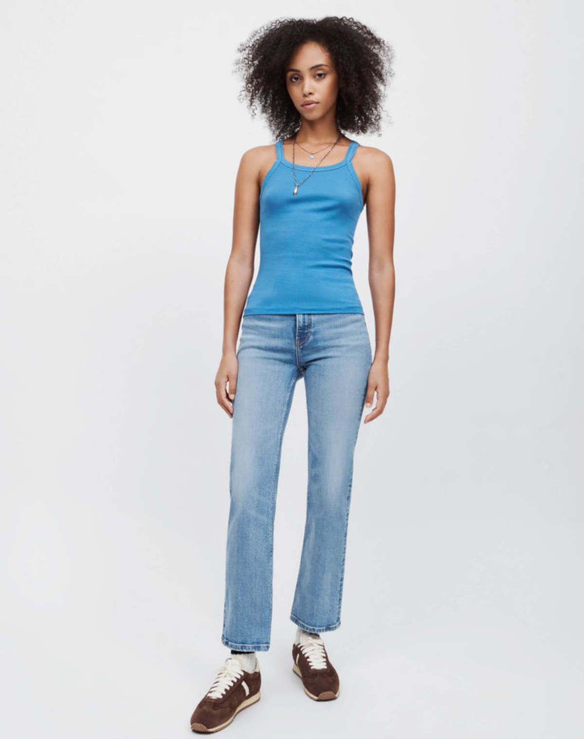 Re/Done Extra Stretch 70s Crop Boot - 60s Fade | Garmentory