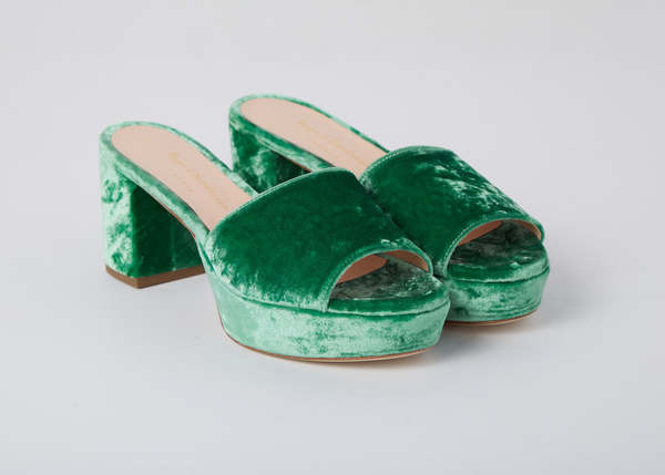 Rupert Sanderson Tritaz Platform Mule - GREEN