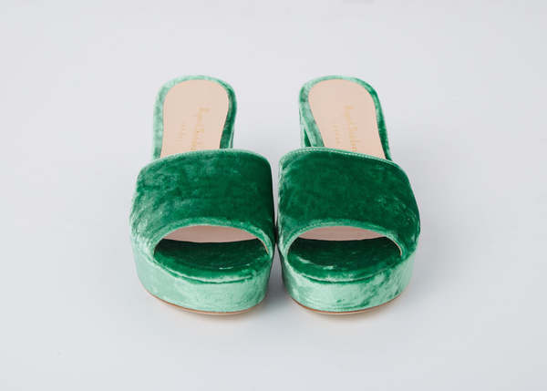 Rupert Sanderson Tritaz Platform Mule - GREEN