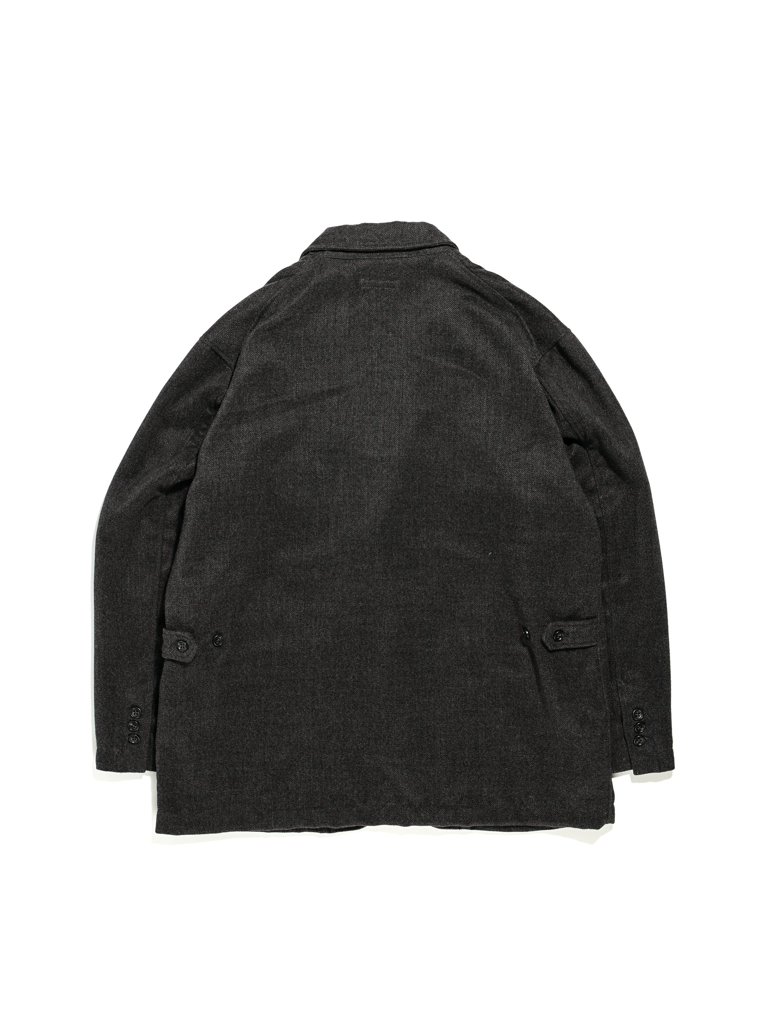 Engineered Garments Wool Cotton Flannel Loiter Jacket Grey Garmentory