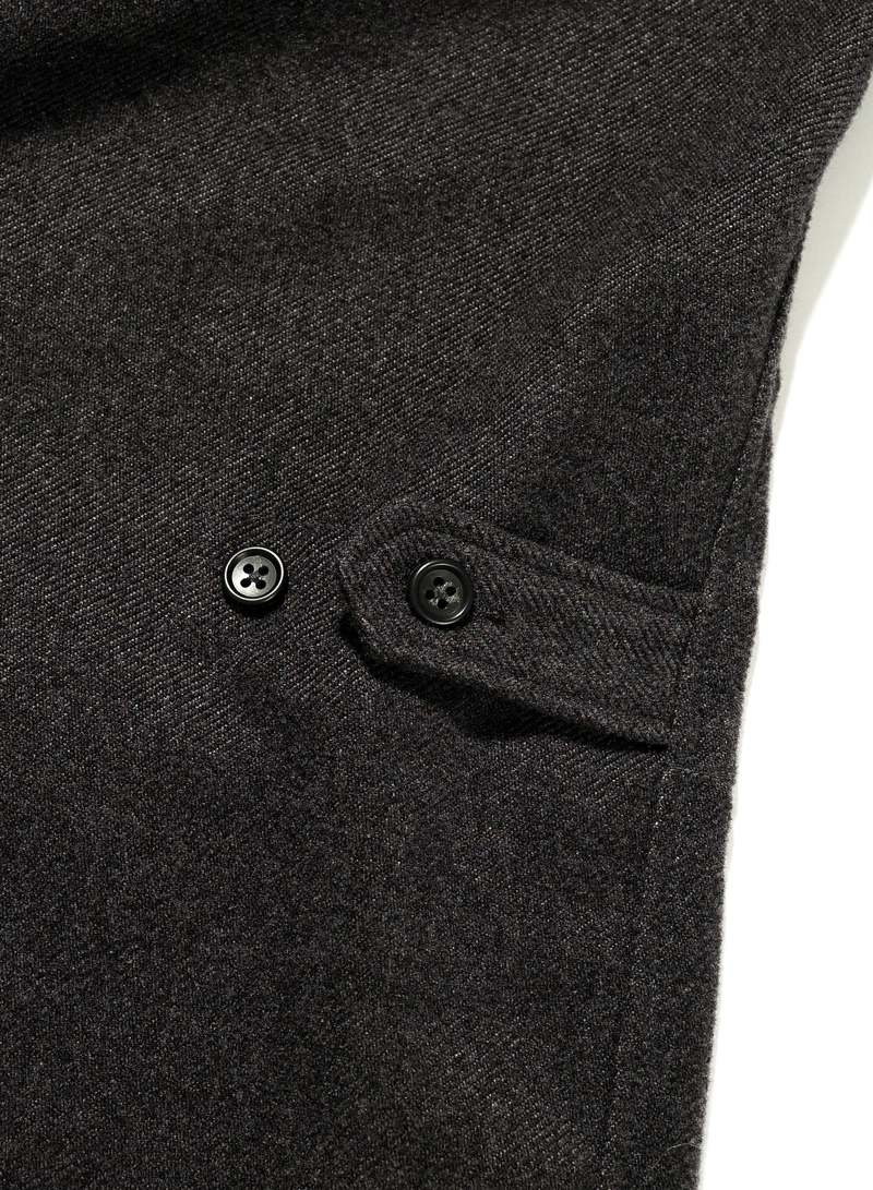 Engineered Garments Wool Cotton Flannel Loiter Jacket Grey Garmentory