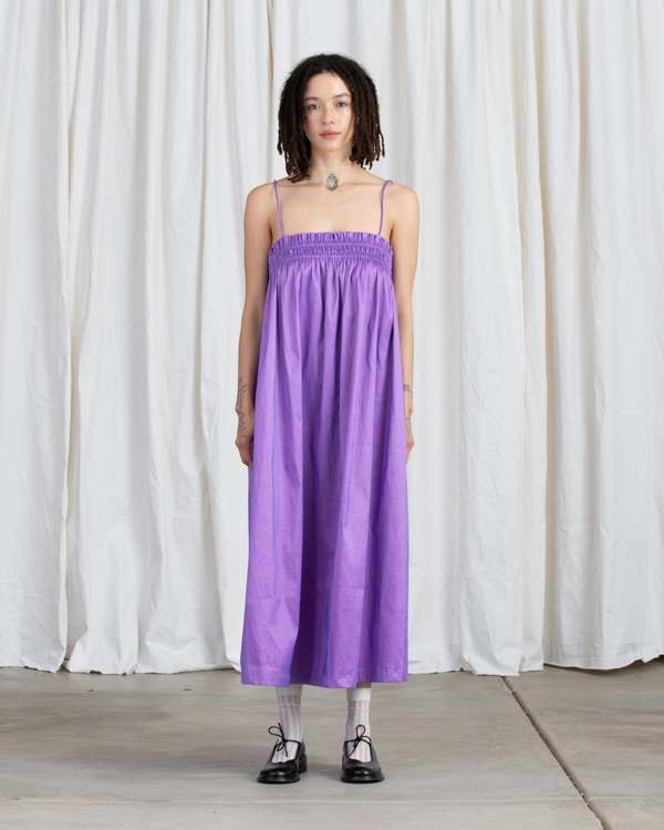 Ali Golden Elastic Dress - Lilac Taffeta | Garmentory