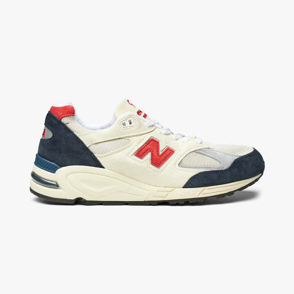 New Balance Shoes White/Navy Garmentory