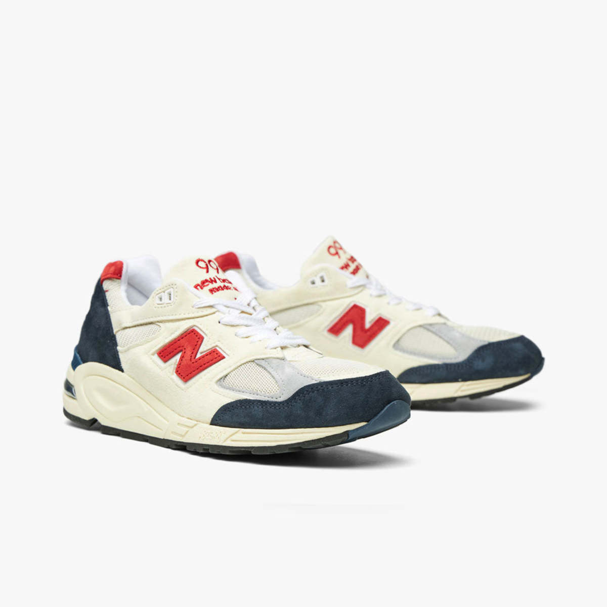 New Balance Shoes White/Navy Garmentory