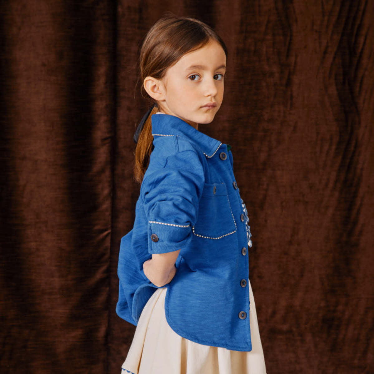 ジャケット・ブルゾン Misha&Puff Director's Jacket blueberry Misha & Puff Child Director's Jacket Blueberry | Garmentory