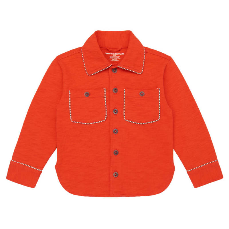 Misha & Puff Child Director's Jacket Red Flame | Garmentory