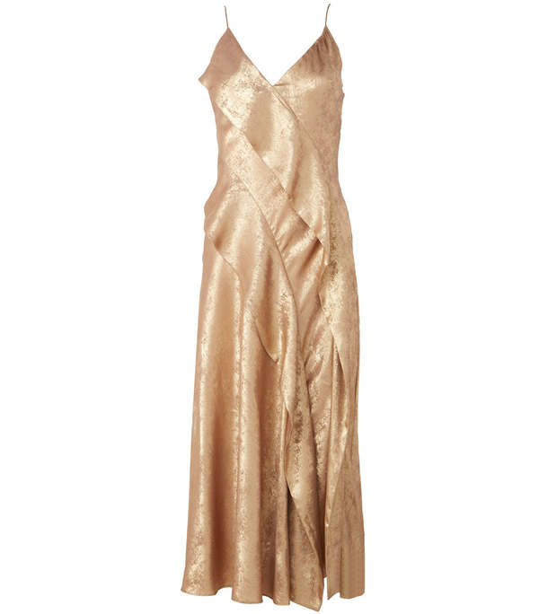 acler Queensbridge Dress - Golden | Garmentory