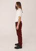 YMC Tearaway Recycled Cotton Cord Jeans - Burgundy - Thumbnail 4
