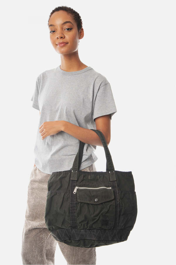 Porter Khaki Crag Tote | Garmentory