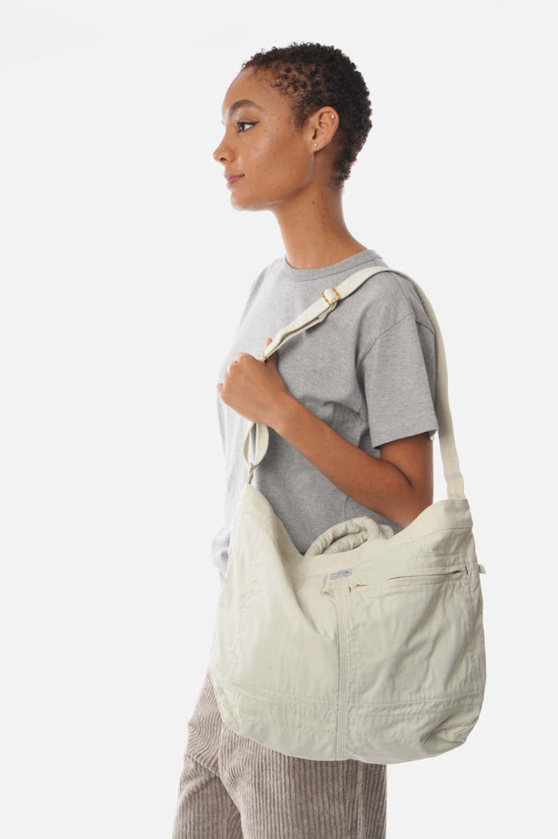 Porter Winter Small 2 Way Mile Tote - White | Garmentory