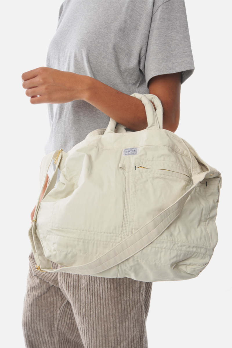 PORTER / MILE 2WAY TOTE BAG ホワイト Porter-Yoshida & Co. Large Mile 2-Way Tote Bag - White | SON