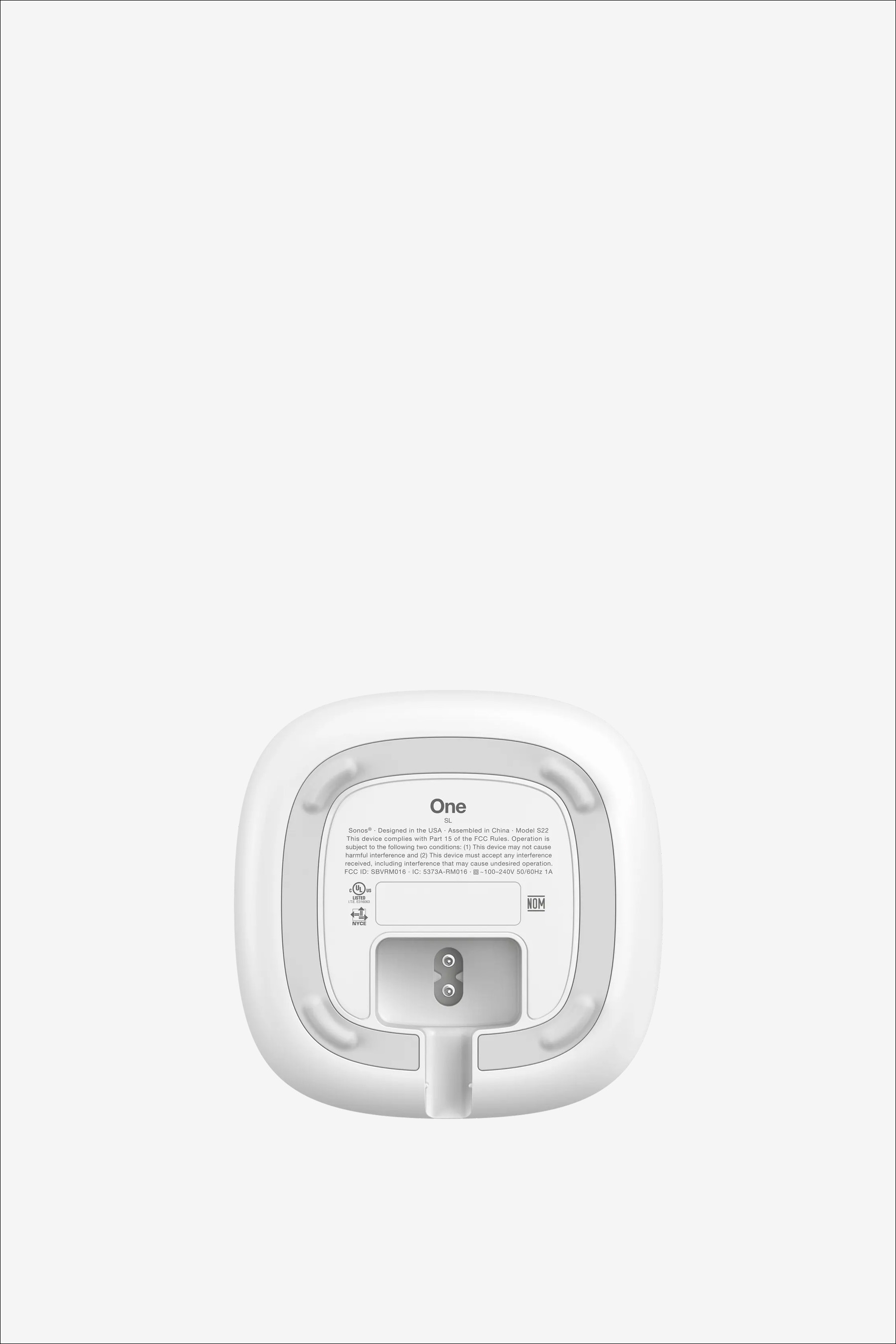 Sonos One SL Speaker White Garmentory