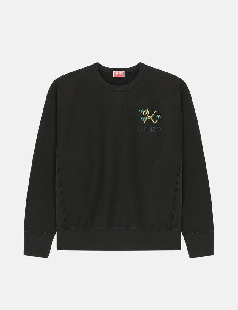 Kenzo Tiger Tail K Oversized Sweatshirt - Black | Garmentory
