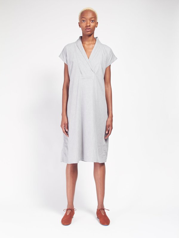 Kowtow Hunter Dress Grey Melange Garmentory