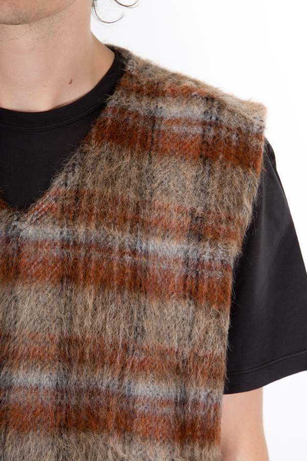 Our Legacy Mohair Vest - Ament Check | Garmentory