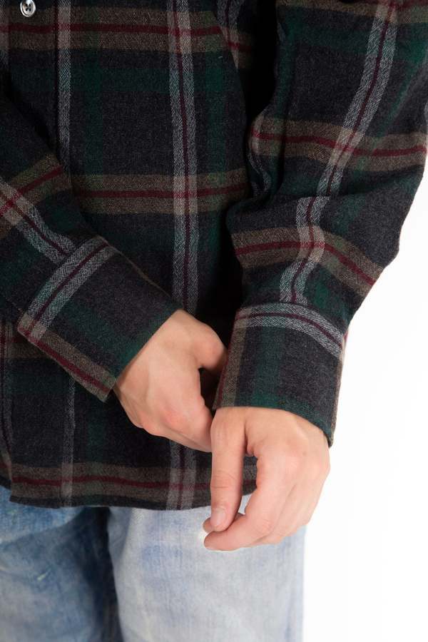 Our Legacy Borrowed BD Shirt - Green Pub Check | Garmentory