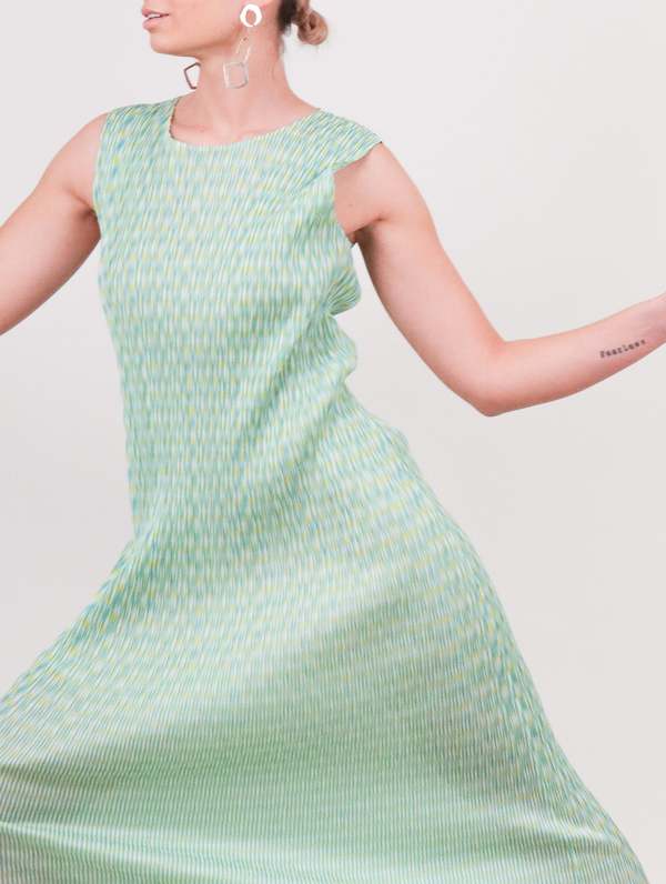 Pleats Please by Issey Miyake Whistle Dress - Lemon Yellow  