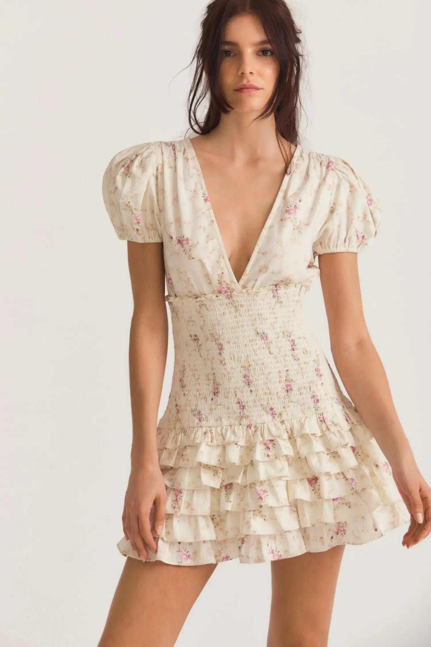 knee length dresses for ladies Ara Mini Dress – Guizio main image 0