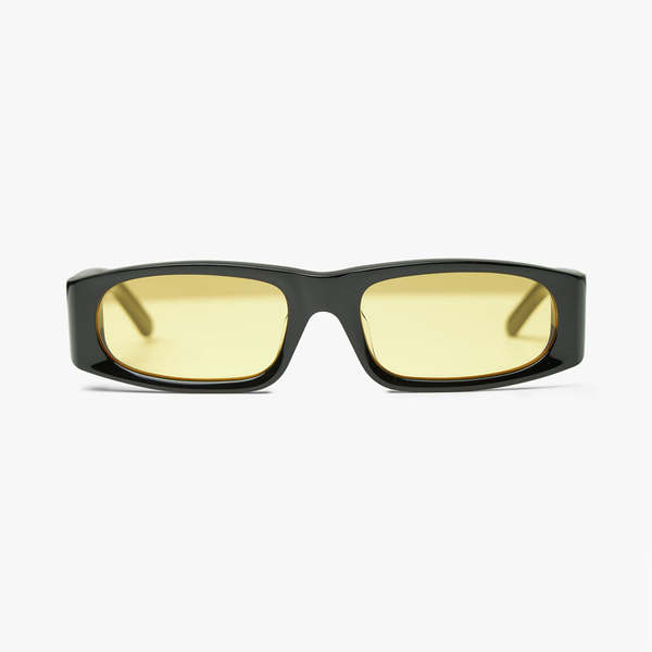 Bonnie Clyde Big Trouble Sunglasses - Black/Sunglow | Garmentory