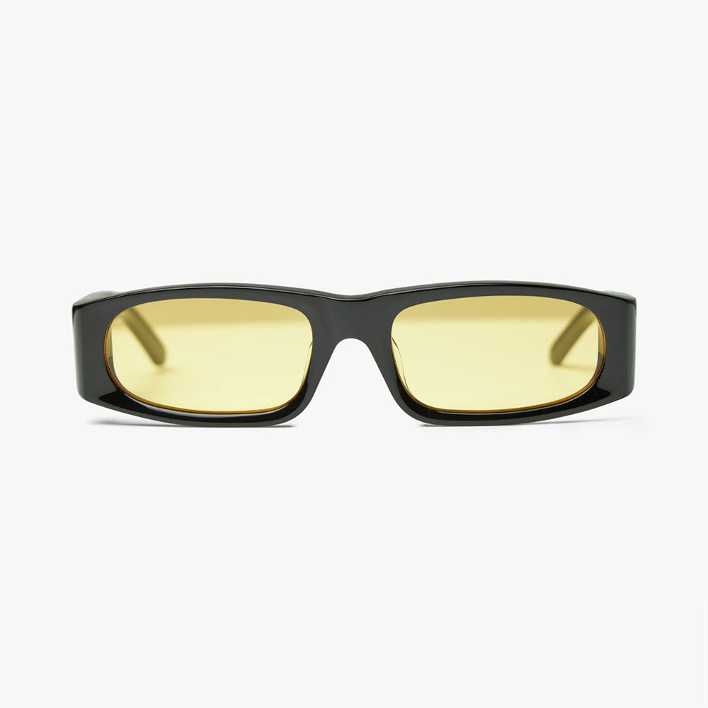 Bonnie Clyde Big Trouble Sunglasses - Black/Sunglow | Garmentory