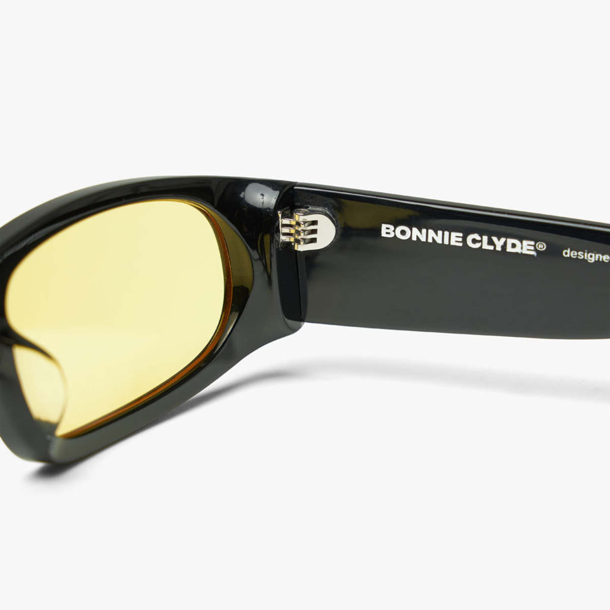 Bonnie Clyde Big Trouble Sunglasses - Black/Sunglow | Garmentory