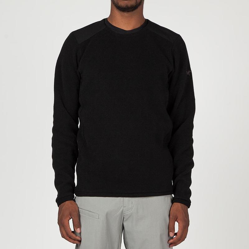 ARCTERYX DONAVAN CREWNECK WOOL BLEND SWEATER / BLACK