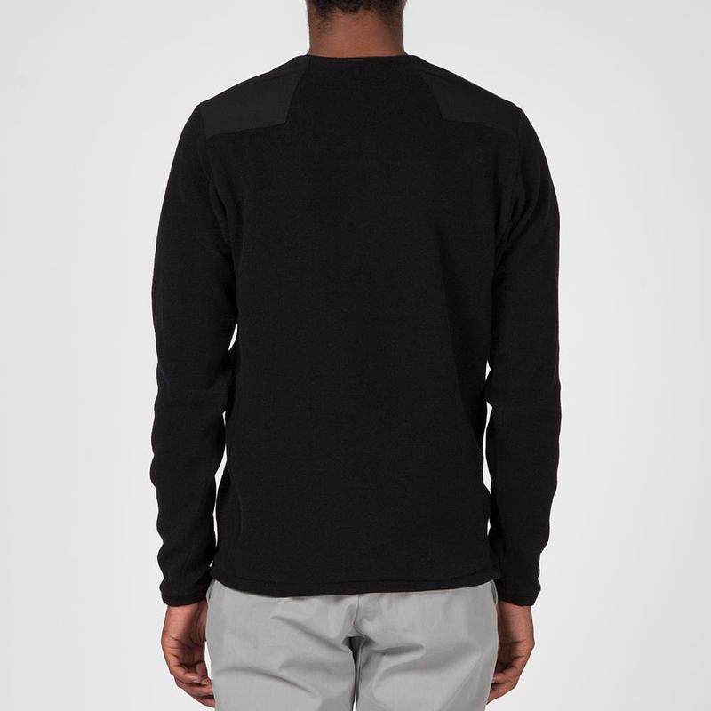 ARCTERYX DONAVAN CREWNECK WOOL BLEND SWEATER / BLACK
