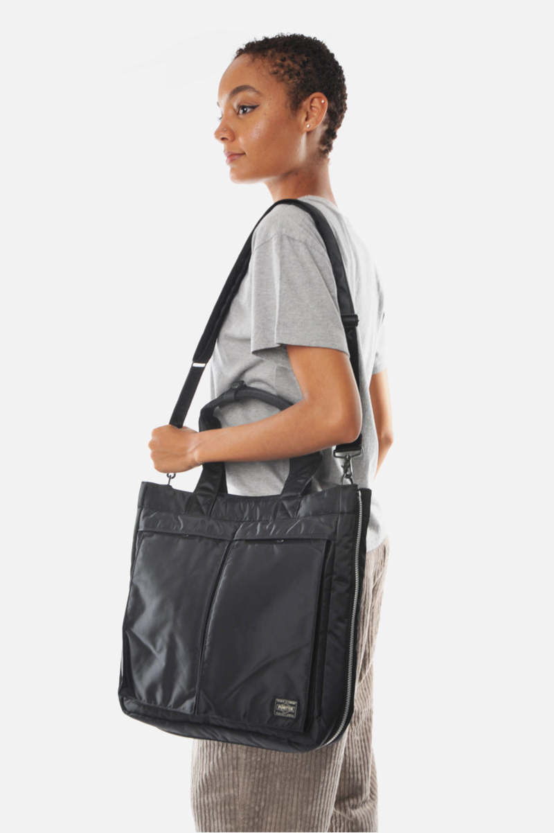Porter 2 way Tanker Tote - Black | Garmentory