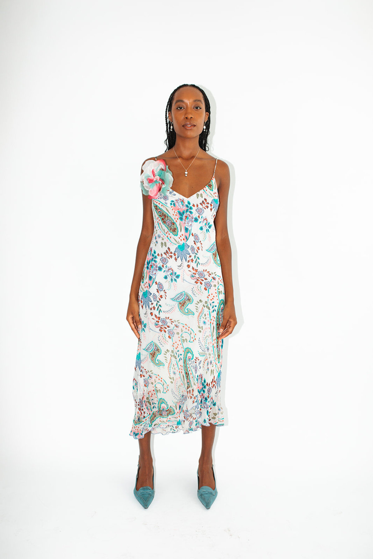 y2k asymmetrical dress Paisley Size:FR 32 929 90s theme party outfit