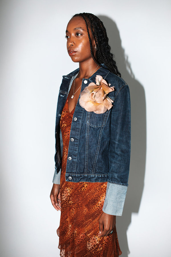 Helmut Lang 1990s Folded Cuff Denim Jacket | Garmentory